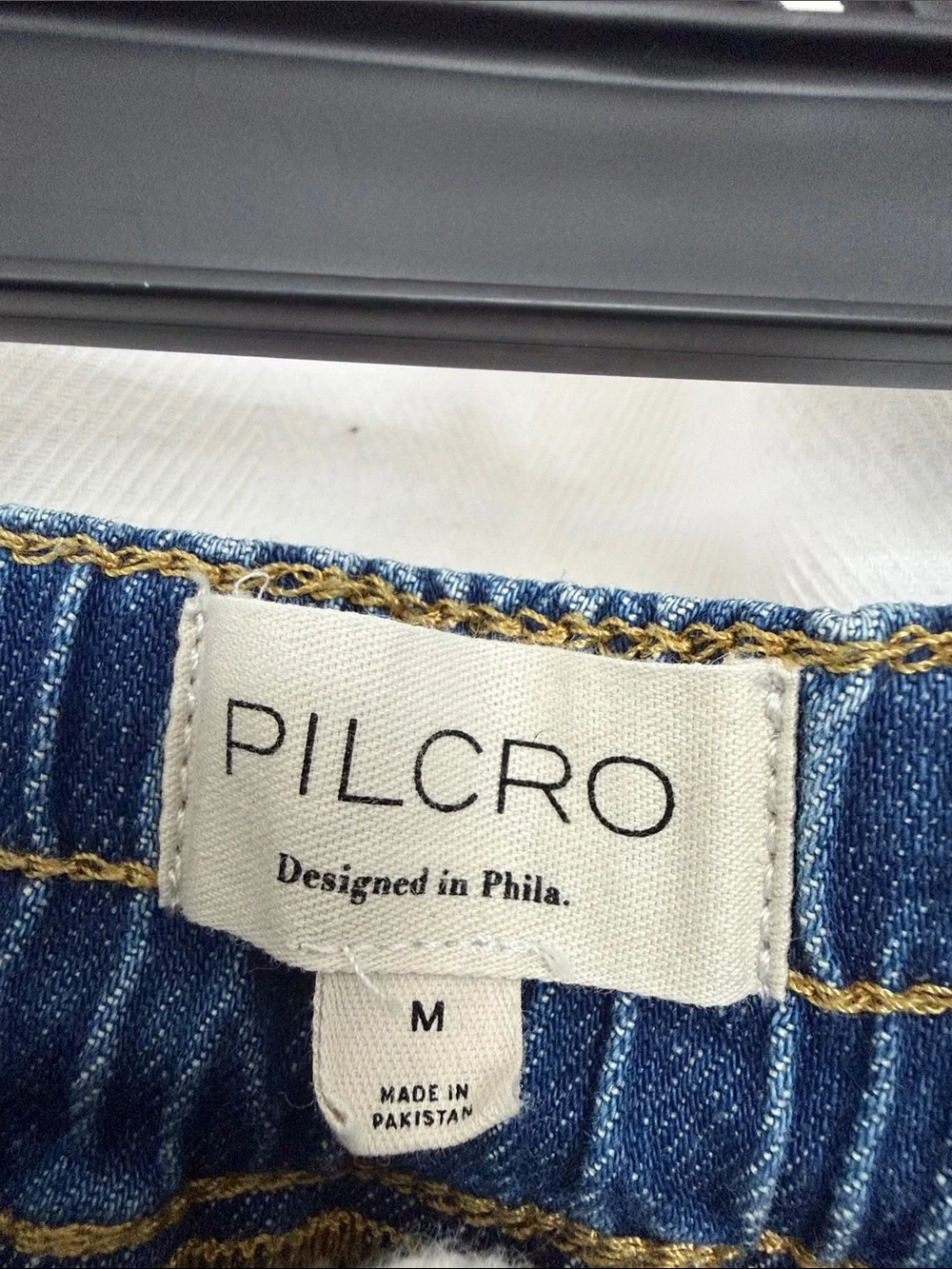 Pilcro Anthropologie The Izzie Relaxed Barrel Pull-On Elastic Waist Jeans